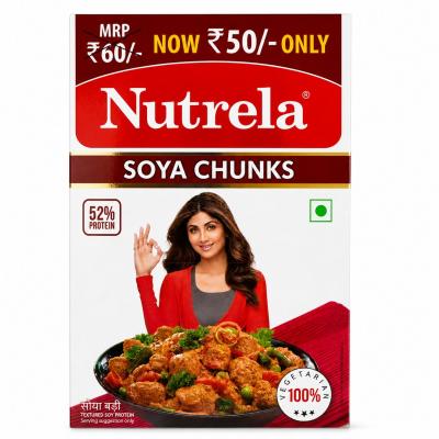 Nutrela Soya Chunks – High Protein Power Pack 200gm